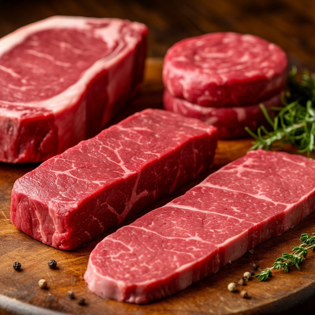 Premium British beef cuts from local butcher